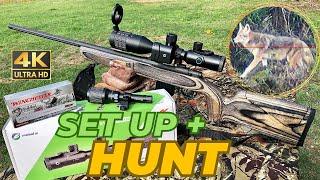 $500 4K Night/Day Scope One Leaf Commander NV400 Review + Mossberg MVP Predator Varmint