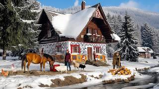 You Won't Believe This Romanian Mountain Village Exists - Life in a Winter Fairytale!