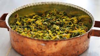 طرز تهیه نرگسی اسفناج غذای سنتی و اصیل ایرانی  Nargesi, Persian Spinach Traditional Dish