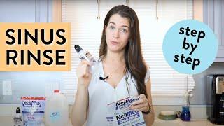 How to Use a Sinus Rinse | NeilMed Sinus Rinse Tutorial