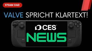 Steam Deck News: Valve spricht Klartext zum Steam Deck 2 – CES 2025 Highlights!