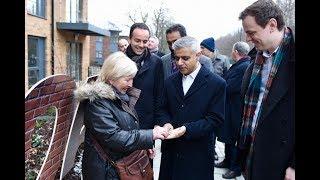 Mayor visits new council homes in Ealing