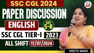 SSC CGL 2024 | PAPER DISCUSSION | SSC CGL TIER-I 2023 | 17 July 2023 (All Shifts ) | By Neetu Mam