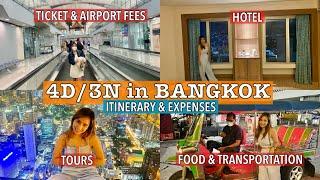 BANGKOK TRIP EXPENSES - TICKET, TOUR, FOOD & TRANSPO | FILIPINO TOURIST | Thailand Series