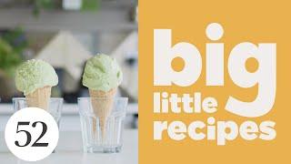 4-Ingredient Pandan Ice Cream | Big Little Recipes