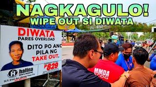 Mga Customer ni DIWATA at iba pa! Pinagtitikitan! MMDA Non-Stop Clearing Operation.