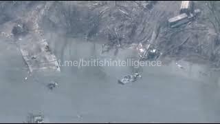 Ukraine war, Video of the failed Russian crossing of the Severskyi Donets river