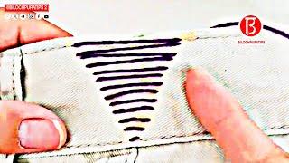 the waistband of your pants is too big, change it to a smaller one Full Video Tutorial