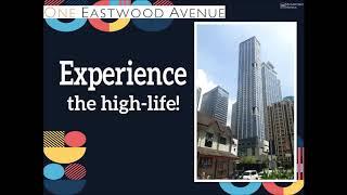 Condo in Eastwood City One Eastwood Avenue by Megaworld Manila