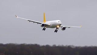 37 SPECTACULAR Hard Landings & Crosswind Arrivals (+ go-arounds) | Amsterdam Schiphol Plane Spotting