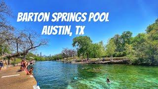 Walkthrough of Barton Springs Pool in Austin, Tx - Top Places to Visit