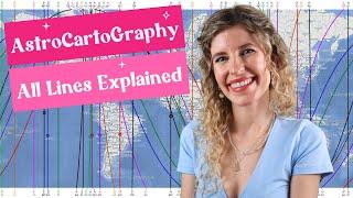 AstroCartoGraphy Charts: How to Read Your Astro Map ALL PLANETARY LINES EXPLAINED