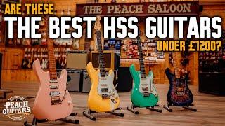 Are These The Best HSS Guitars Under £1200? Peach Saloon Shootout - HSS 'S' Style Guitars