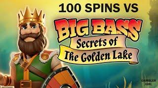 100 SPINS VS BIG BASS SECRETS OF THE GOLDEN LAKEHow Many Bonuses?!