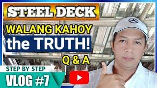 HOW TO INSTALL STEEL DECK? (ENG SUB) | THE TRUTH ABOUT STEEL DECK | STEEL DECK or Metal deck