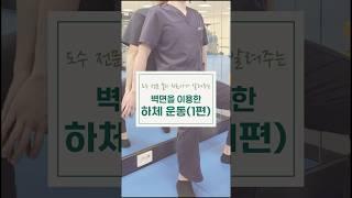 벽을 이용한 하체 운동 (1편) I 분당척병원 #하체운동 #스쿼트 #분당척병원 #척추 #관절