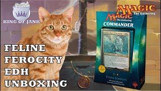 MTG Feline Ferocity Unboxing - Commander 2017 Cat Tribal Deck