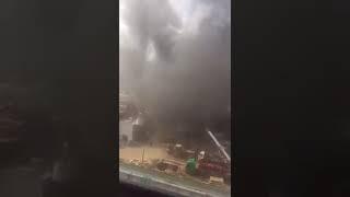 Пожар в Покровке (видео Алины Сануевой, «7 канал»)