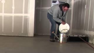 How to Seal or Glaze Concrete Garage Floor using Behr Wet Look Sealer Hi Gloss