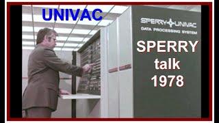 Computer: SPERRY UNIVAC Systems: CEO Lyet talk to Employees 1978 Rare original film (Unisys)