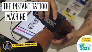 Meet the Prinker Instant Tattoo Machine | Non-Obvious at #ces2023