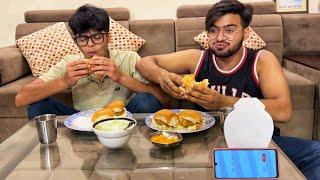 Vada Pav Eating Challenge 