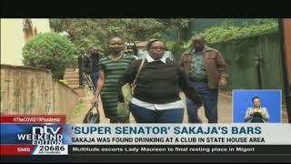 Senator Sakaja preaches water and drinks wine...perhaps too much wine?