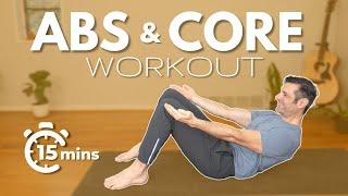 15 Minute Morning Yoga Core Workout (slow and controlled)