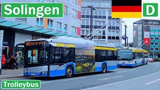 SOLINGEN TROLLEYBUS / Solingen Oberleitungsbus 2023 [4K]