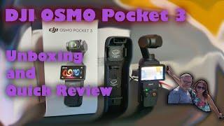 DJI osmo pocket 3 unboxing and quick review