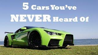 Top 5 Exotic Cars You NEVER Heard Of!