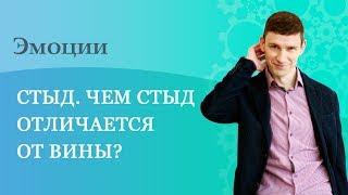 Стыд. Чем стыд отличается от вины?