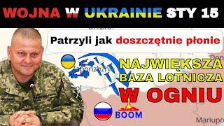 15 STY: Rosyjskie Lotnictwo Porażone. MILION TON PALIWA LOTNICZEGO SPALONE. | Wojna w Ukrainie