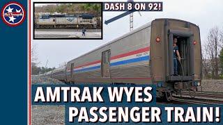 RARE Amtrak Wyes Train Around Raleigh Union Station! [4K]