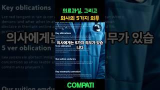 의료과실, 그리고 의사의 5가지 의무