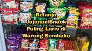 Bongkar Belanjaan Jajanan/Snack Paling Laris Di Warung Sembako