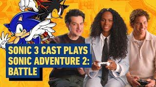 Sonic 3 Cast Plays Sonic Adventure 2: Battle (Ben Schwartz, James Marsden, Tika Sumpter)