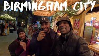 Birmingham City At Night|German Market|​⁠@BrownBoyTheTraveller