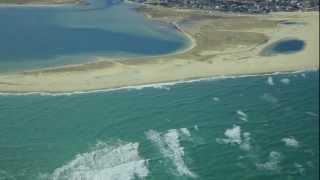 Cape Cod Aerial Video: Chatham's New Southway Break at high tide on February 26, 2013