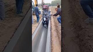 creative and satisfying farming technology|construction of irrigation canals  #satisfying #shorts