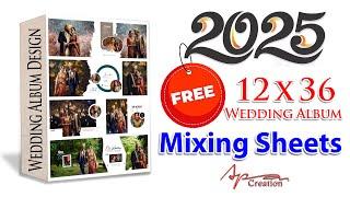 new wedding album design 2025 12x36 wedding album Mixing Sheets 2025