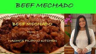 Beef Mechado recipe (Filipino Beef Stew) Filipino cooking channel in English