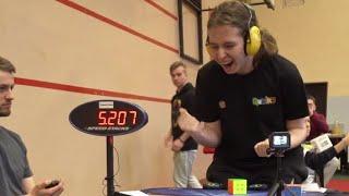 Rubik's Cube World Record Average:  5.09