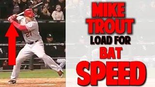 Mike Trout | How to Load for Crazy Bat Speed (Pro Speed Baseball)