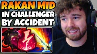 I took AP RAKAN MID to CHALLENGER by MISTAKE...