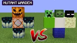 Mutant Warden VS All Zombie, Skeleton, Creeper, Enderman Golems Battle Minecraft BIG compilation