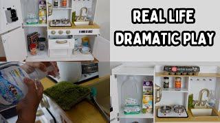 Real Life Dramatic Play Kitchen Ideas for Young Children