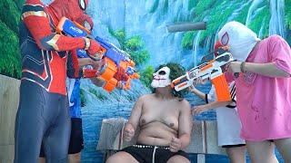 SUPERHERO's Story || Water Gun Battle In Real Life ( Action First Person Shooter ) - Follow Hero