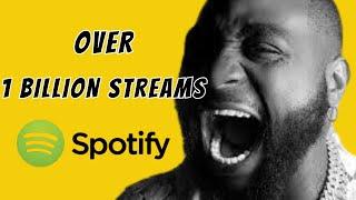 Every African Music Artist that has Over One Billion Streams on Spotify #burnaboy #wizkid #davido
