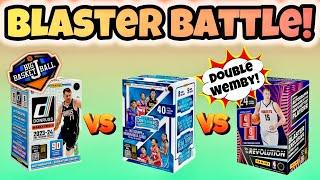 *BLASTER BOX BATTLE!* 2023-24 Panini Basketball Contenders vs Donruss vs Revolution  DOUBLE WEMBY!